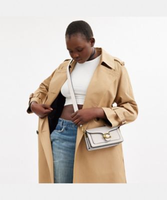 良品 コーチ ワンショルダーバッグ タビー20 PVC レザー ベージュ タビー ショルダー バッグ 20 | COACH/コーチ | 三越伊勢丹